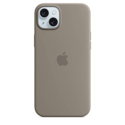 Apple iPhone 15 Plus Silicone Case with MagSafe - Clay