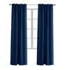 Thermalogic Weathermate Topsions Room Darkening Provides UV Protection Curtain Panel Pair Navy - image 2 of 4