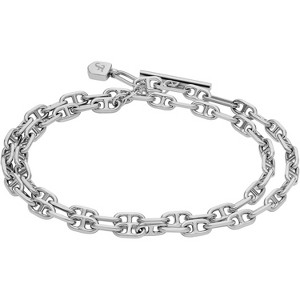 Women's Chain Bracelet in Sterling Silver or Silver-Tone Stainless Steel, Adjustable Link Jewelry - 1 of 4