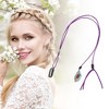 Unique Bargains Women's Leaf Braided Hair Chain 1 Pc - 4 of 4