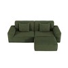 106.3" L-Shaped Sectional Sofa, Full Sponge, Foot Pedal - 4 of 4
