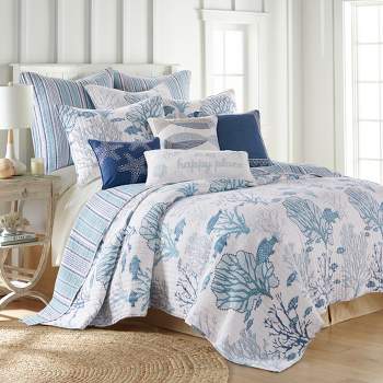 Lacey Sea Quilt and Pillow Sham Set - Levtex Home