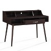 Study Table For Students Wooden Writing Desk With Drawers Modern Home Office Desk-The Pop Home - 4 of 4