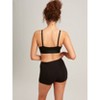 Saalt Leakproof Cotton Sleep Shorts - Super Absorbency - Black - 3 of 4