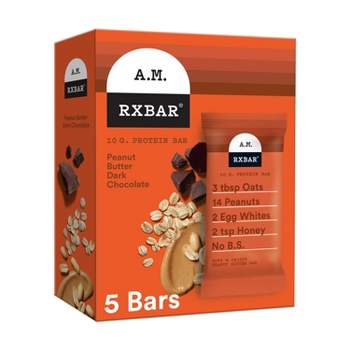 RXBAR A.M. Chocolate Peanut Butter Protein Bars - 5ct/9.7oz