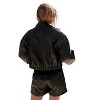 Women's Brinley Faux Leather Bomber Jacket - falcon park - 2 of 4