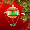 Metzler Bros. 6.5 Inch Balloon Sun Christmas Tree Ornament , Christmas Decor Hot Air Balloon Basket Sun (1PC) - 2 of 4