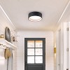 C Cattleya Modern LED 3CCT Drum Flush Mount Ceiling Light - 4 of 4