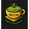 Matcha Teacup Green Is The New Black Men's Sleep Shorts - 2 of 2