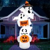 Joyfy 9FT Halloween Inflatable Outdoor Decorations, Overlap Ghost Inflatable with LEDs for Halloween Indoor Outdoor Yard Garden Lawn Party Decoration - 4 of 4