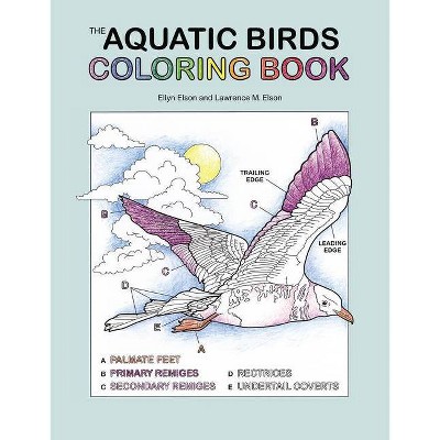 The Aquatic Birds Coloring Book - (Coloring Concepts) by  Coloring Concepts Inc (Paperback)