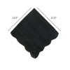 CTM Women's Twilight Beauty Black Lace Handkerchief - 3 of 4