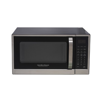 Hamilton Beach 1.1 cu ft Countertop Microwave Oven in Stainless Steel 