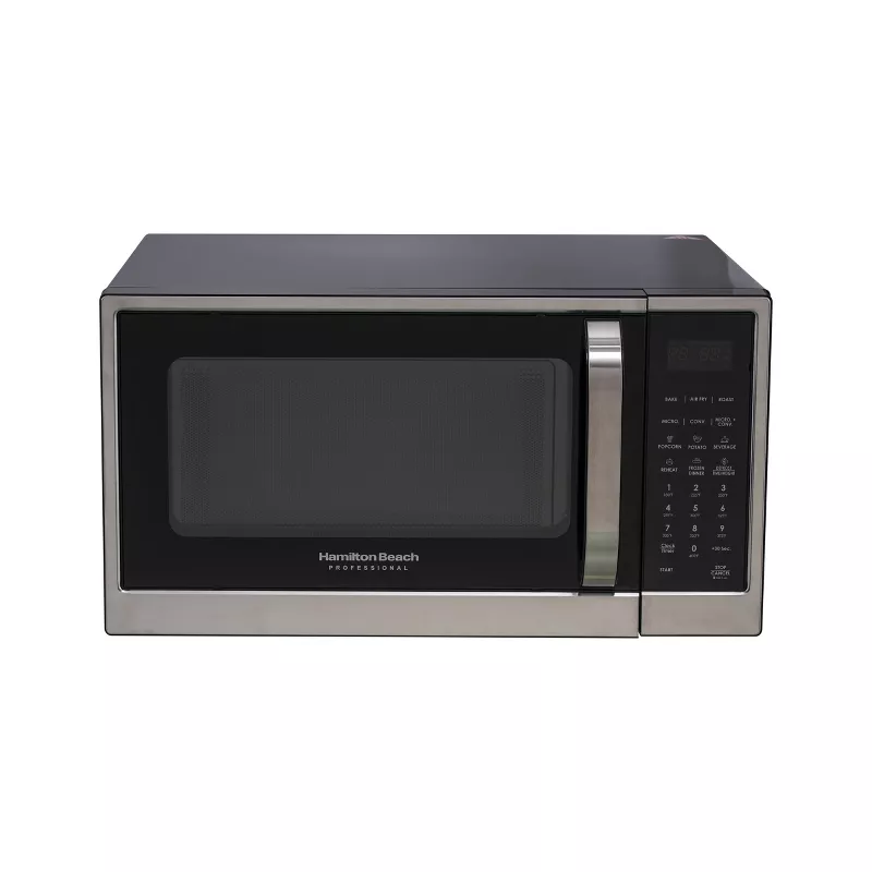 Hamilton Beach Professional 1.3 cu ft 1000 Watt Air Fry Microwave Oven - Matte Black