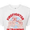 Women's - Disney - Firefighter Mickey & Friends Cropped Graphic T-Shirt - 2 of 4