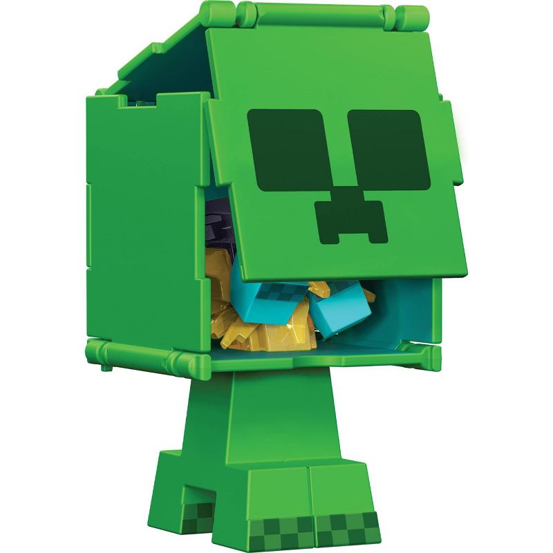 Minecraft Creeper to Charged Creeper Flippin&#39; Figs Action Figure, 6 of 8