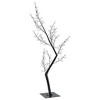 vidaXL 4ft Cherry Blossom Christmas Tree with 128 LEDs, Colorful Light, Energy Saving, 8 Functions Adapter - 3 of 4