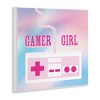 Stupell Industries Pastel Gamer Girl Controller Wall Plaque Art - 2 of 4