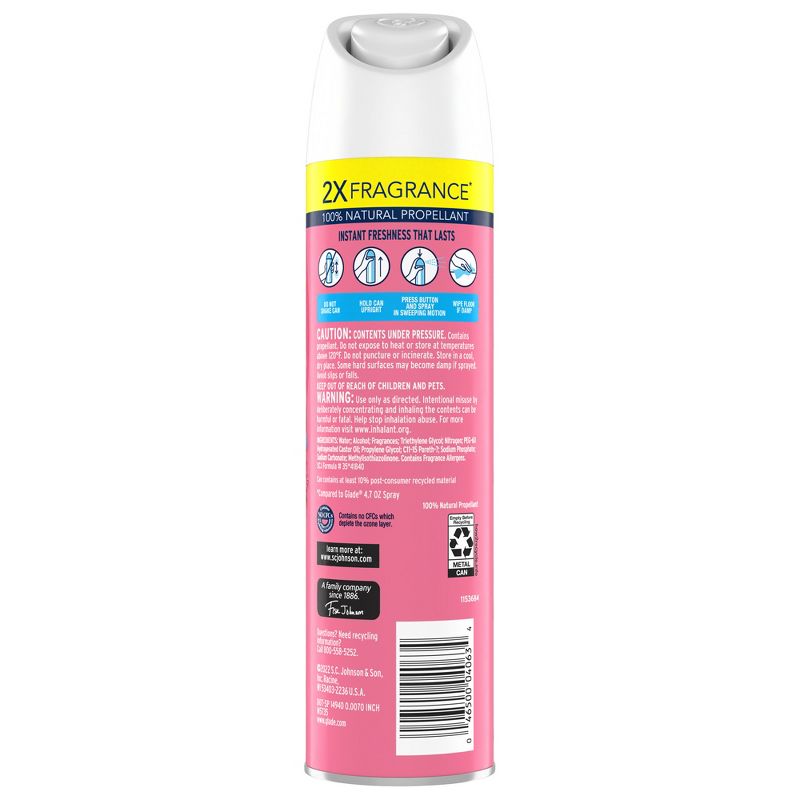 Glade Aerosol Room Spray Air Freshener - Rose &#38; Bloom - 8.3oz, 4 of 15