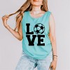 Simply Sage Market Love Soccer Garment Dyed Tank - 3 of 3