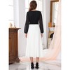 INSPIRE CHIC Women's Satin High Waist Formal A-Lined Evening Cocktail Mermaid Maxi Skirts - 4 of 4