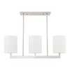 Livex Lighting Hayworth 3 - Light Chandelier in  Brushed Nickel - 3 of 4