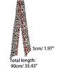 Allegra K Women's Leopard Animal Print Pattern Skinny Long Headband Neck Scarves - 3 of 4