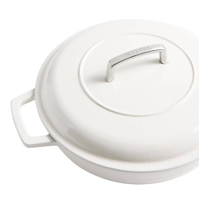 Martha Stewart 3.5qt Enameled Cast Iron Braiser with Lid - Thumbnail 2