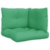 vidaXL Pallet Cushions 3 pcs Green Fabric - 2 of 4
