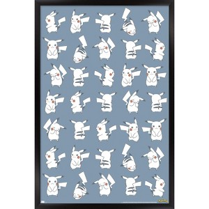 Trends International Pokémon: Daily Sketch - Pikachu Framed Wall Poster Prints - 1 of 4
