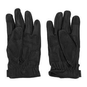 Unique Bargains Motorcycle Gloves Motorbike Dirt Bike Bicycle Racing ATV UTV Sheep Leather 1 Pair - 1 of 4