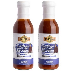 Fat Boy Hickman's BBQ 12 fl oz Trail Blazer Wing & Hot Sauce - Pack of 2 - 1 of 4
