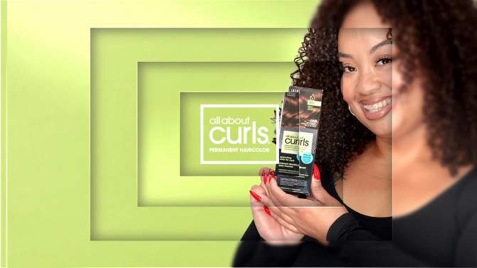All About Curls 20-Volume 6% Color Developer Permanent Hair Color - 4 fl oz, 2 of 8, play video