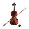 SEVOBAL Orchestral String Instruments 4/4 Acoustic Violin Set with Case Bow Rosin for Violin Students, Green, 31.5"*10.43"*5.12" - 3 of 4