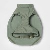 Dog and Cat Puffer Jacket with Buckle - Green - Boots & Barkley™ - image 3 of 3