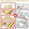 9-in-1 Wooden Triangle Climbing Set – Colorful Montessori Toddler Gym with Arch, Pinball Game & Seesaw - 4 of 4