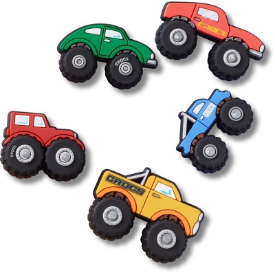 Crocs Jibbitz Monster Trucks Shoe Charms 5-Pack