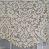 RLF Home 100% Cotton Cambridge Provance  Fully lined Windows Rod Pocket Valance 50" x 15"  Silver - 4 of 4