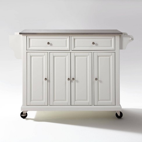 Full Size Stainless Steel Top Kitchen Cart - Crosley - image 1 of 4