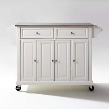 Full Size Stainless Steel Top Kitchen Cart - Crosley