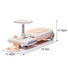 Lomsoe 12V Cleaning Go Kart For Kids,55W Motor,Front with mop for cleaning,Length can extended by 6cm,Built in music and lighting functions - 2 of 4
