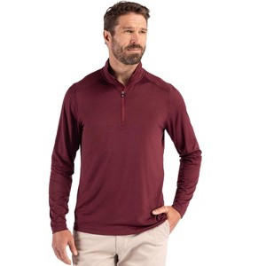 Cutter & Buck Coastline Epic Comfort Recycled Mens Quarter Zip - 1 of 2