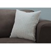 Monarch Specialties Pillows 18 X 18 Square Insert Included Decorative Throw Accent Sofa Couch Bedroom Polyester Hypoallergenic Blue Grey Modern - 2 of 4