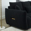 Kumasinova Premium Teddy Fleece Lounge Chair, Plush Single Sofa Chair with Pillow, Sturdy Wood Frame, Upholstered Couches for Living Room - 3 of 4