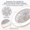 HUMHOLD 24" Ceiling Fans with Lights, Low Profile Ceiling Fan with Light, Flush Mount Ceiling Fan - 4 of 4