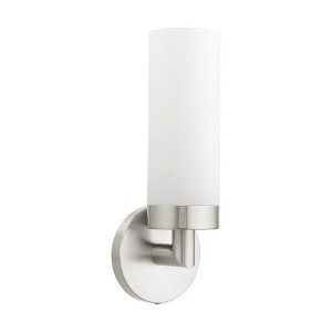 Livex Lighting Aero 1 - Light Sconce in  Brushed Nickel - 1 of 1