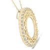 Pompeii3 1/2ct Vintage Diamond Circle Pendant 14K Yellow Gold - 2 of 4