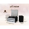 VICTOR Geneva 5-in-1 Music Center with Bluetooth, Remote, and Detached Speakers, Silver (VDTS-5400-SL) - 2 of 4