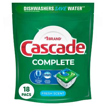 Cascade Complete ActionPacs Dishwasher Detergent - Fresh Scent
