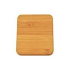 True Stack Bamboo Coasters, Modern Square Coasters, Bamboo Wood, Protect Tables and Surfaces, Set of 4 - 4 of 4